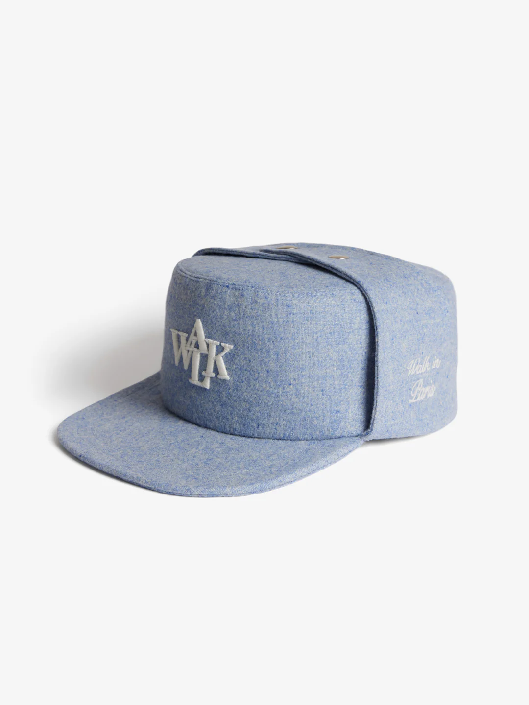 La casquette du postier bleue