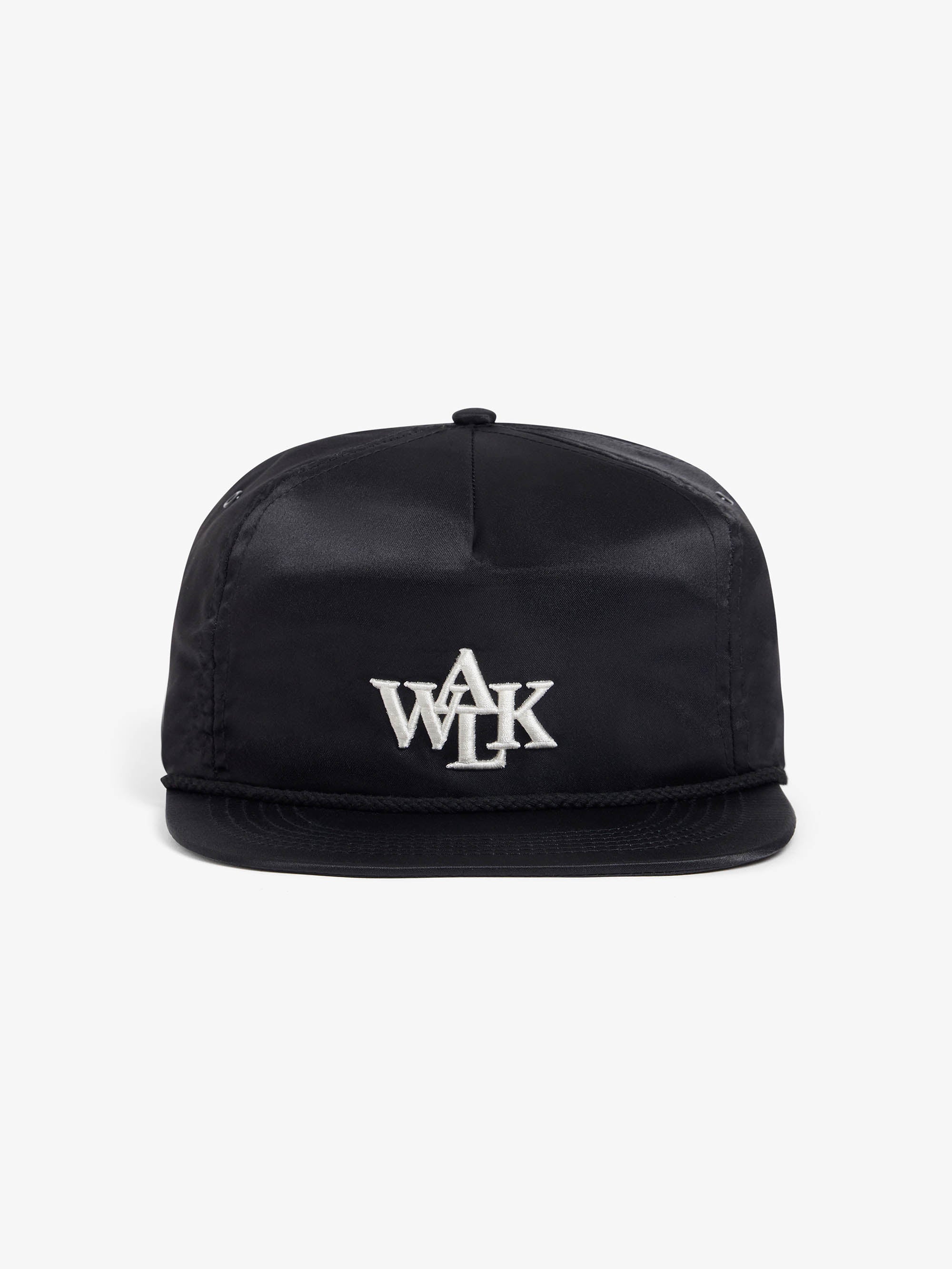 La casquette Signature en satin noire