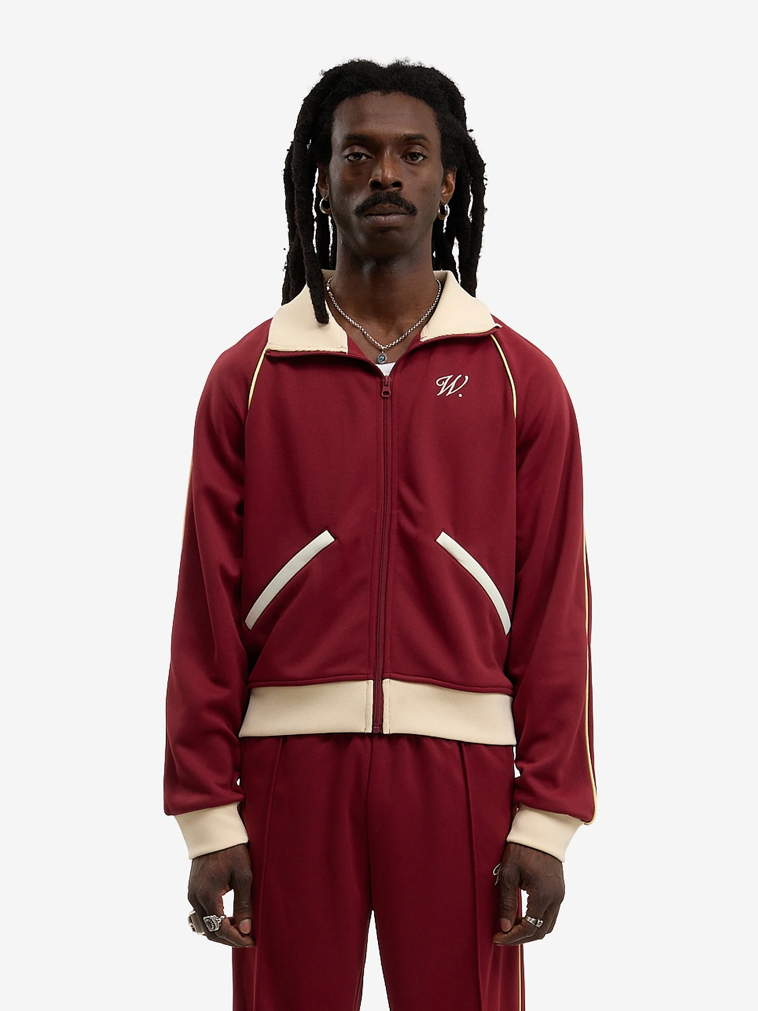 La veste de jogging Signature bordeaux - Image 3
