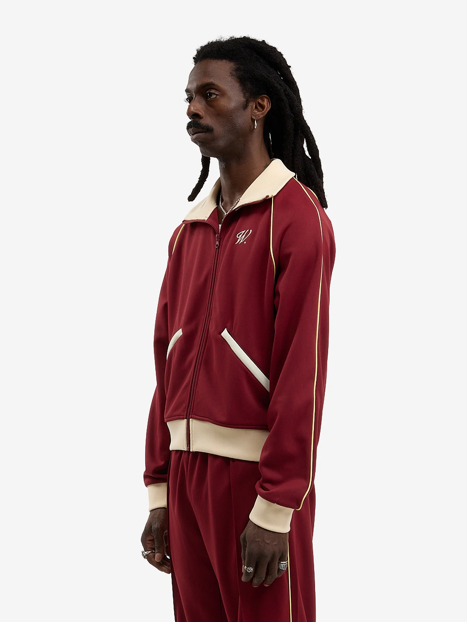 La veste de jogging Signature bordeaux - Image 4