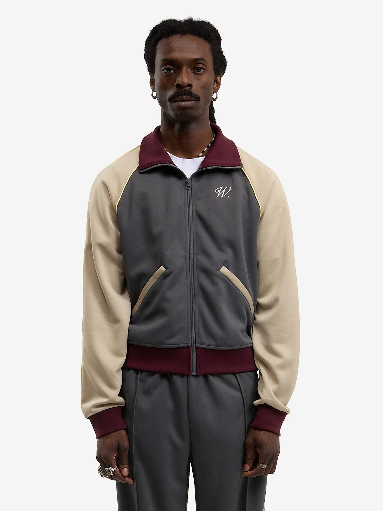 La veste de jogging Signature grise - Image 6