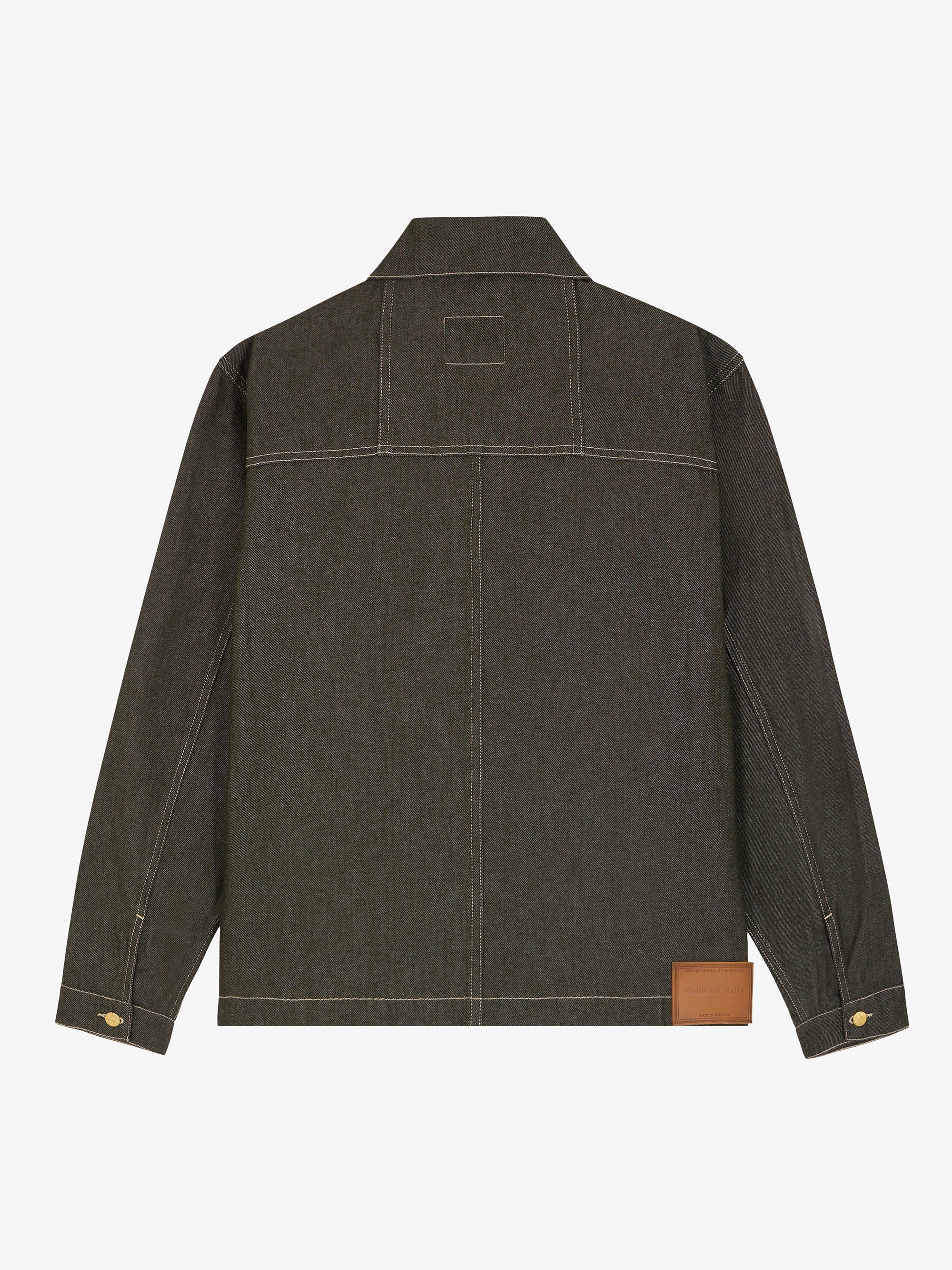 La veste du menuisier en denim vert - Image 2