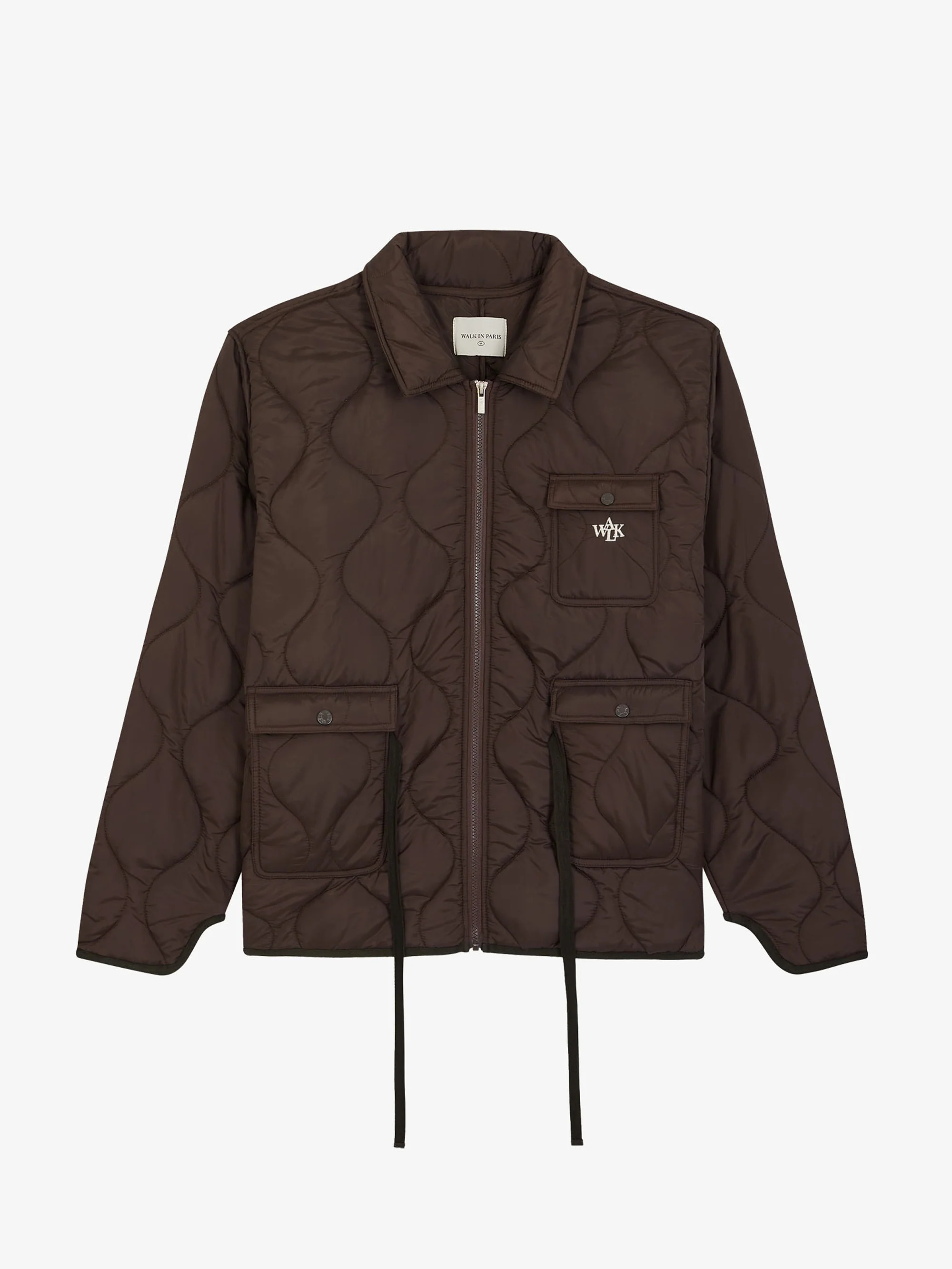 La veste matelassée marron