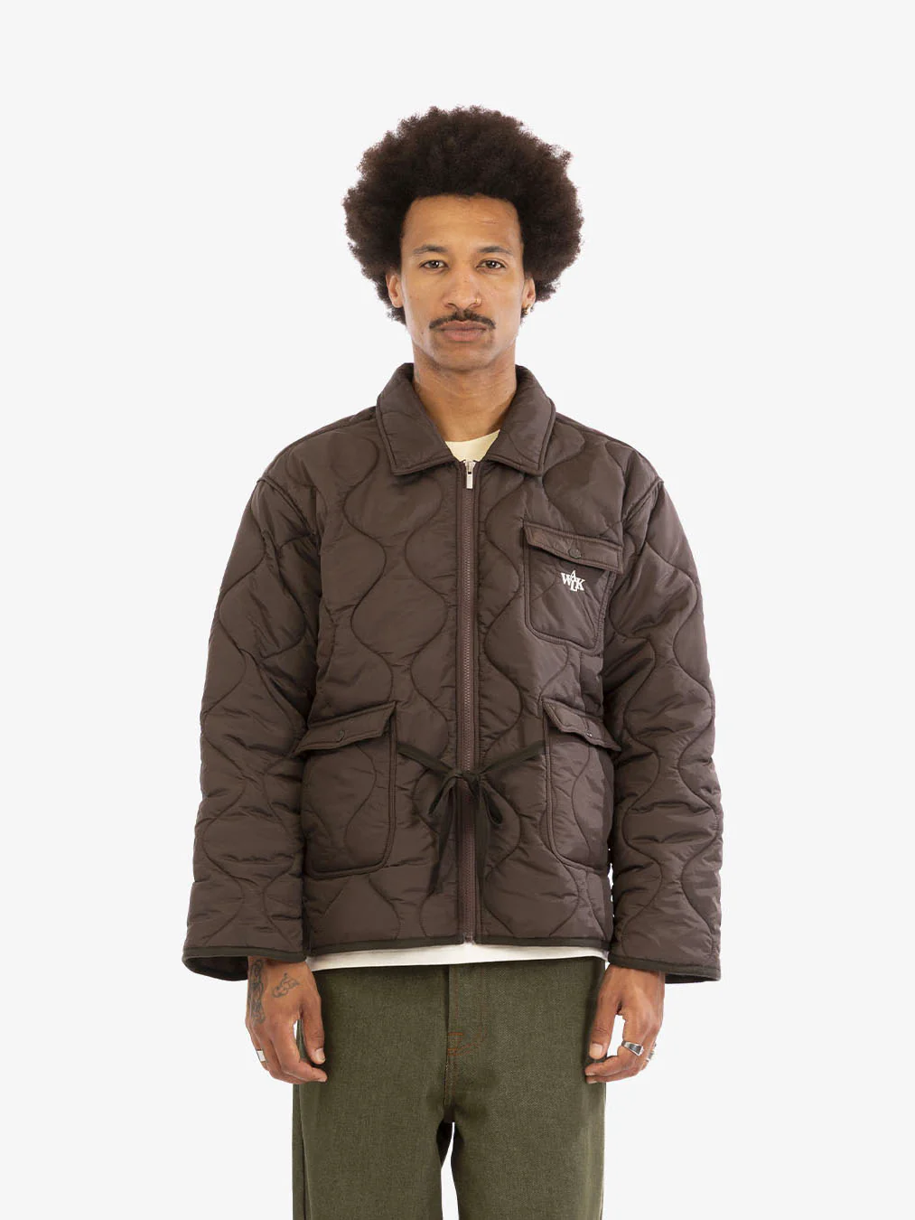 La veste matelassée marron - Image 3