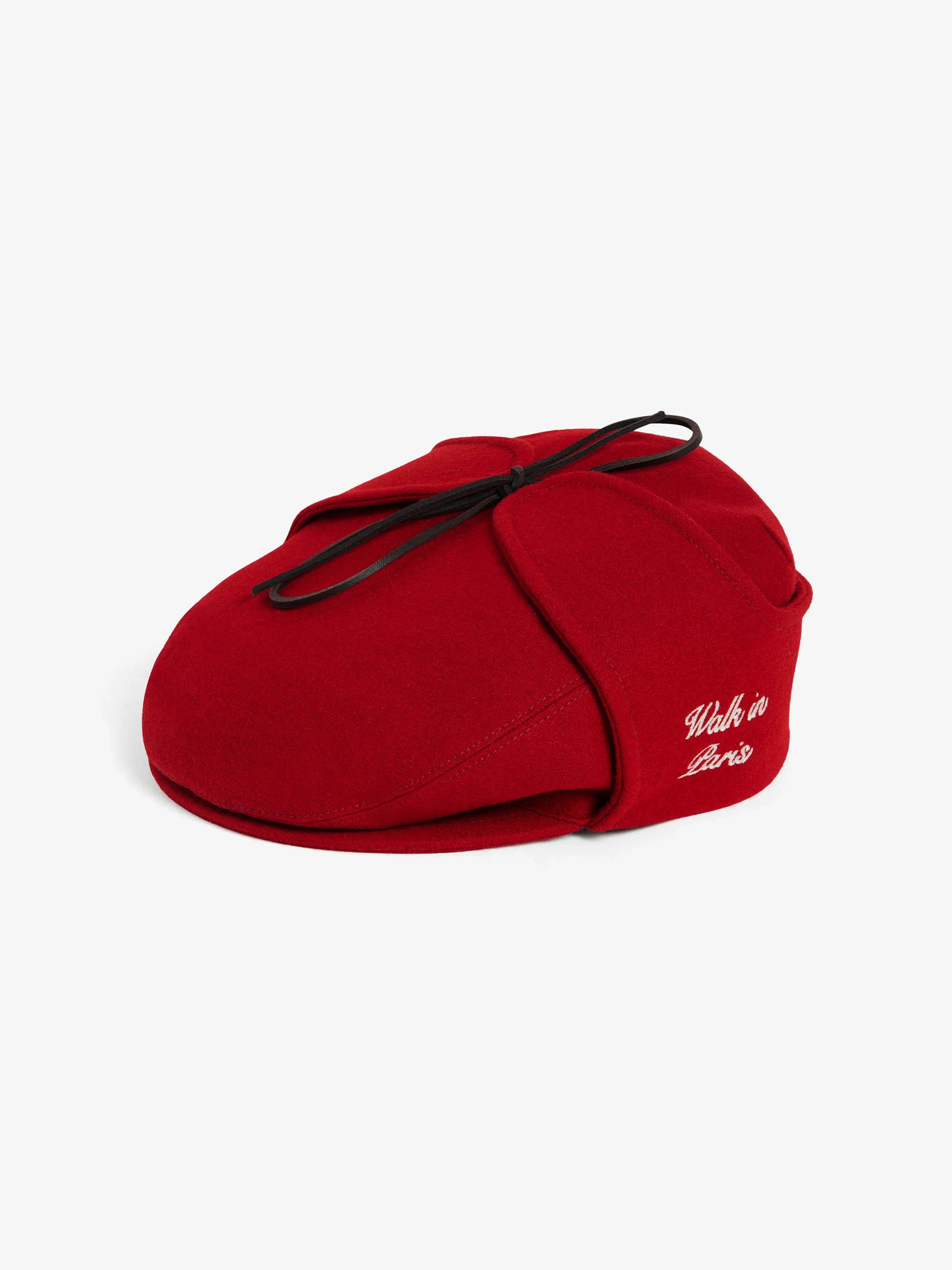 Le béret Sherlock rouge