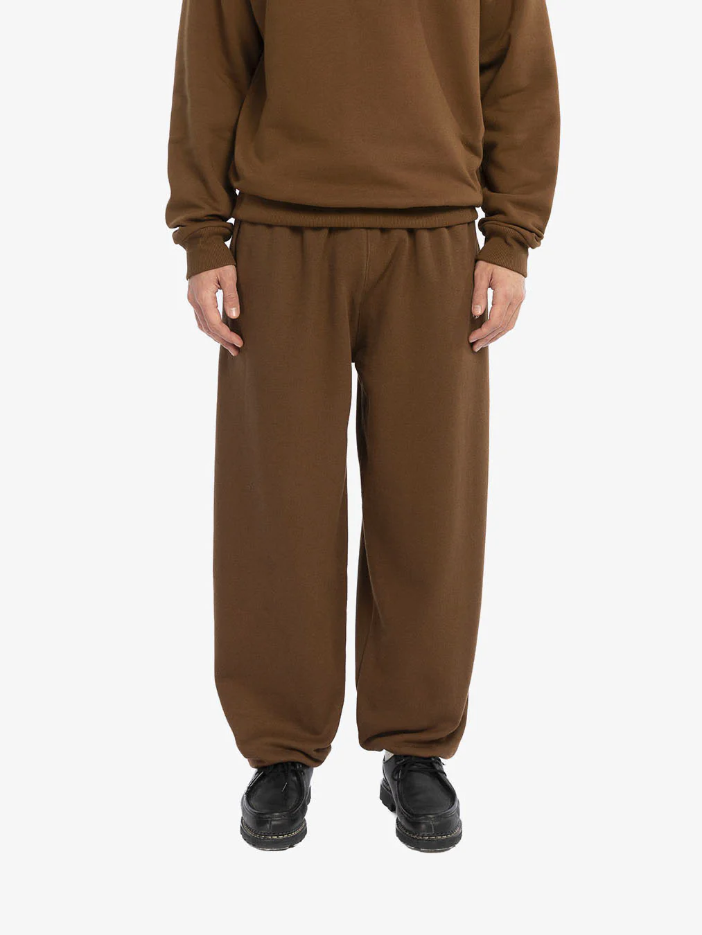 Le jogging molletonné marron - Image 2
