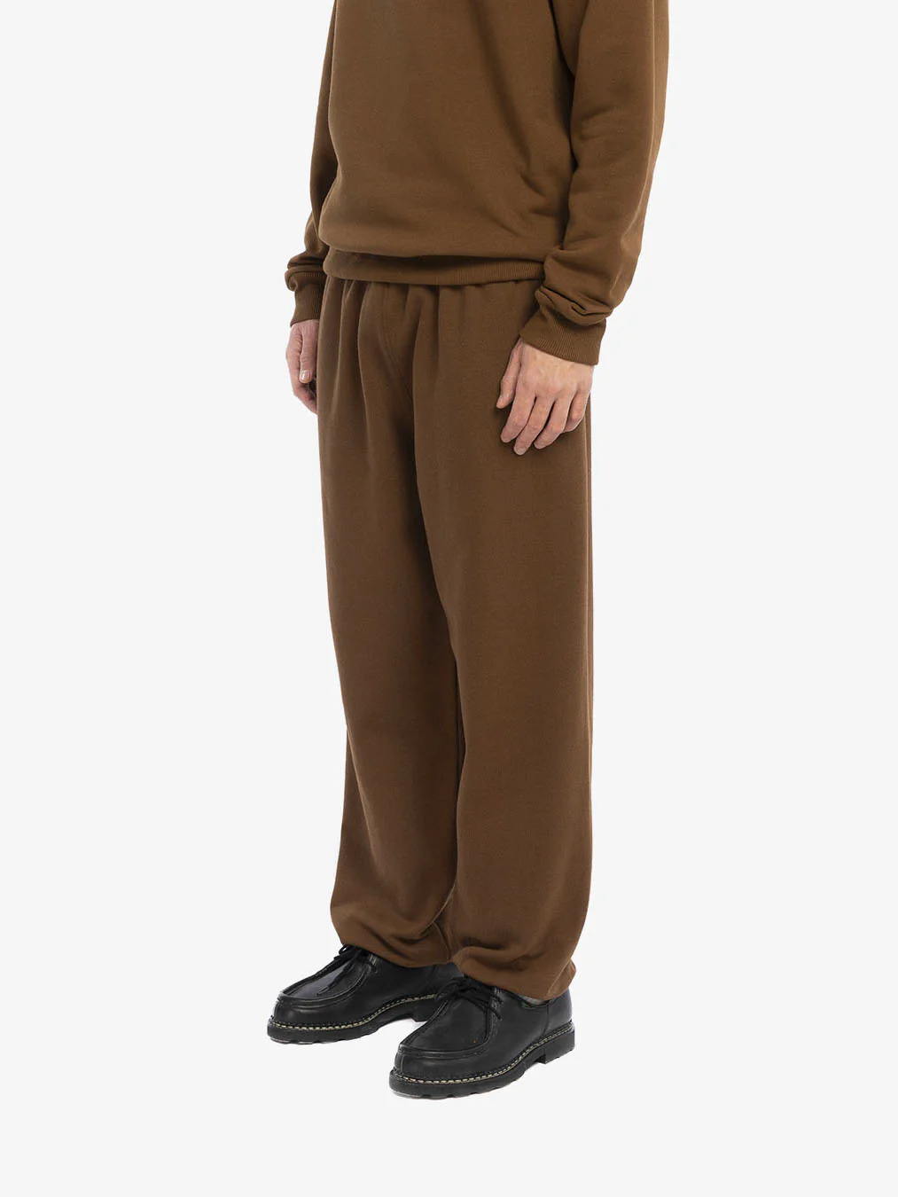 Le jogging molletonné marron - Image 3