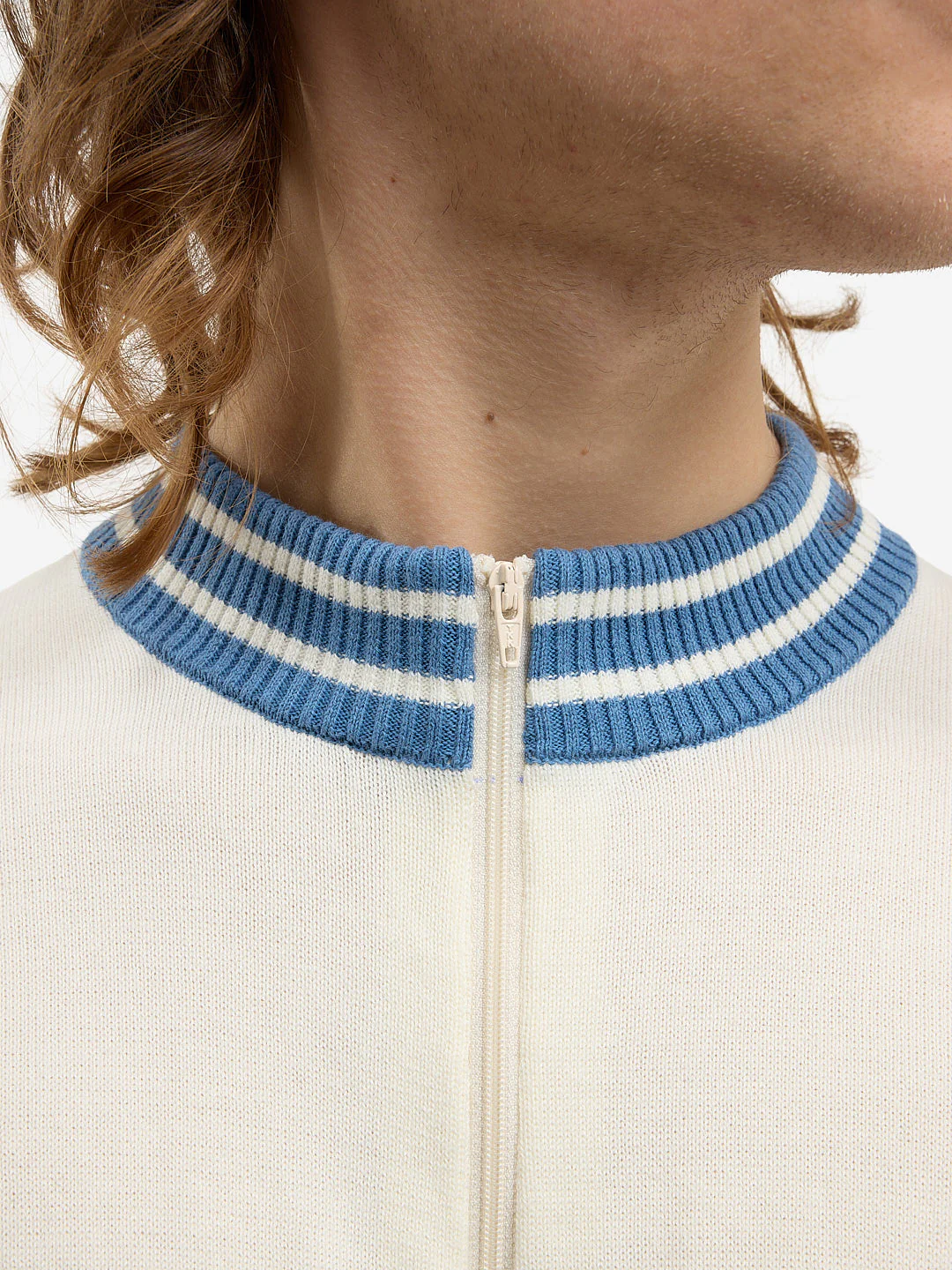 Le maillot de cycliste en maille bleu - Image 8