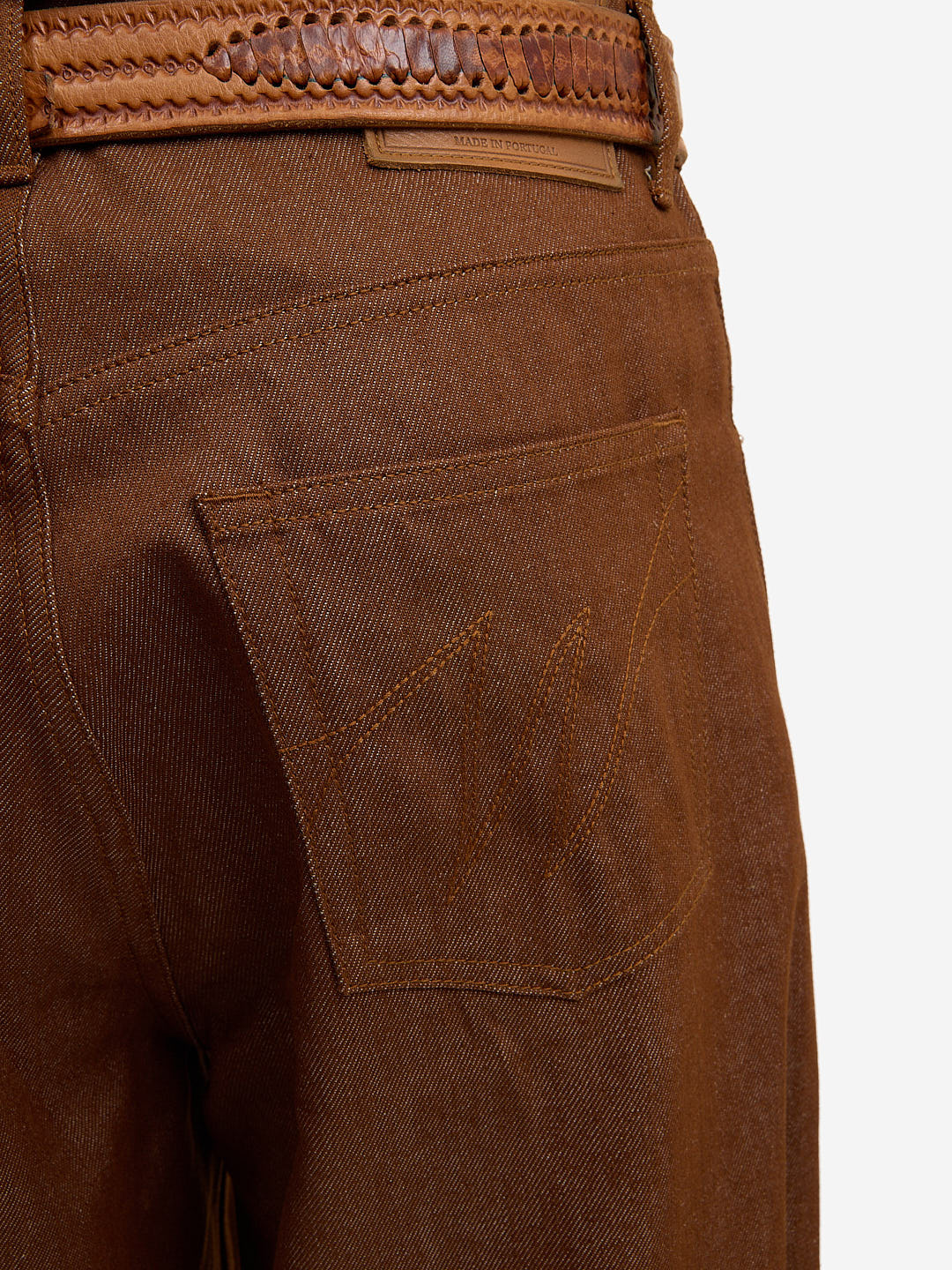 Le pantalon baggy en denim marron - Image 12