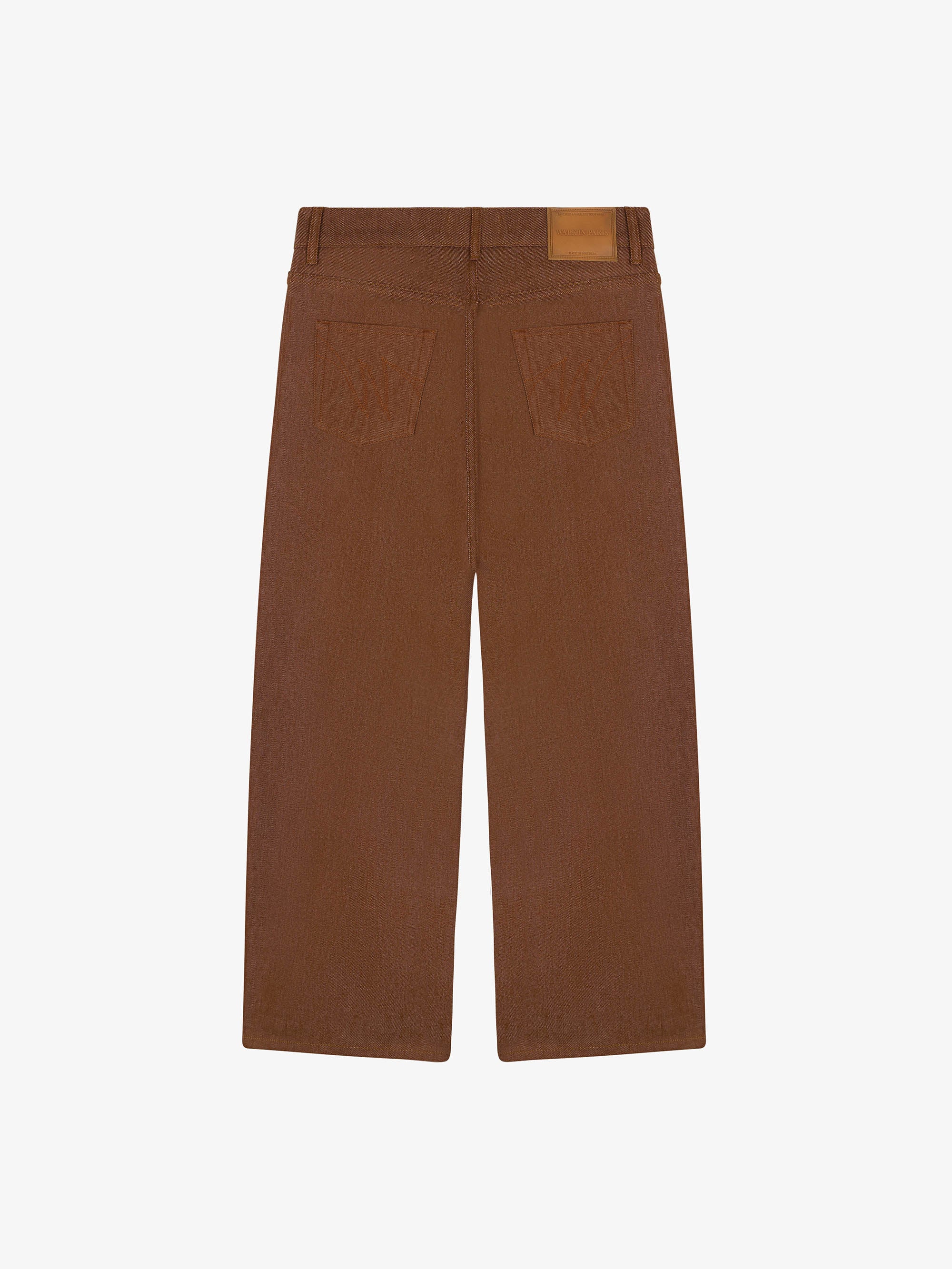 Le pantalon baggy en denim marron - Image 2