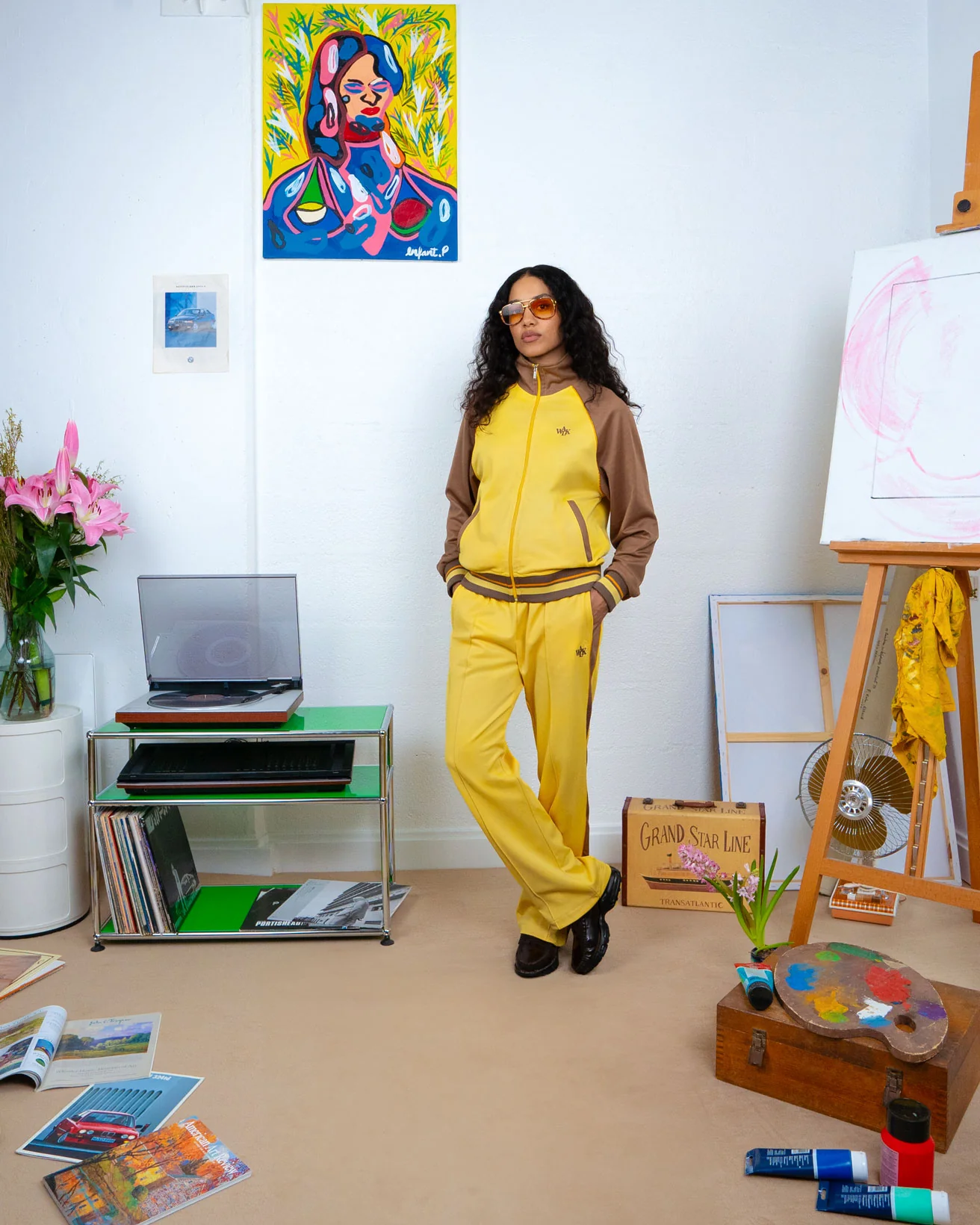 Le pantalon de jogging mimosa
