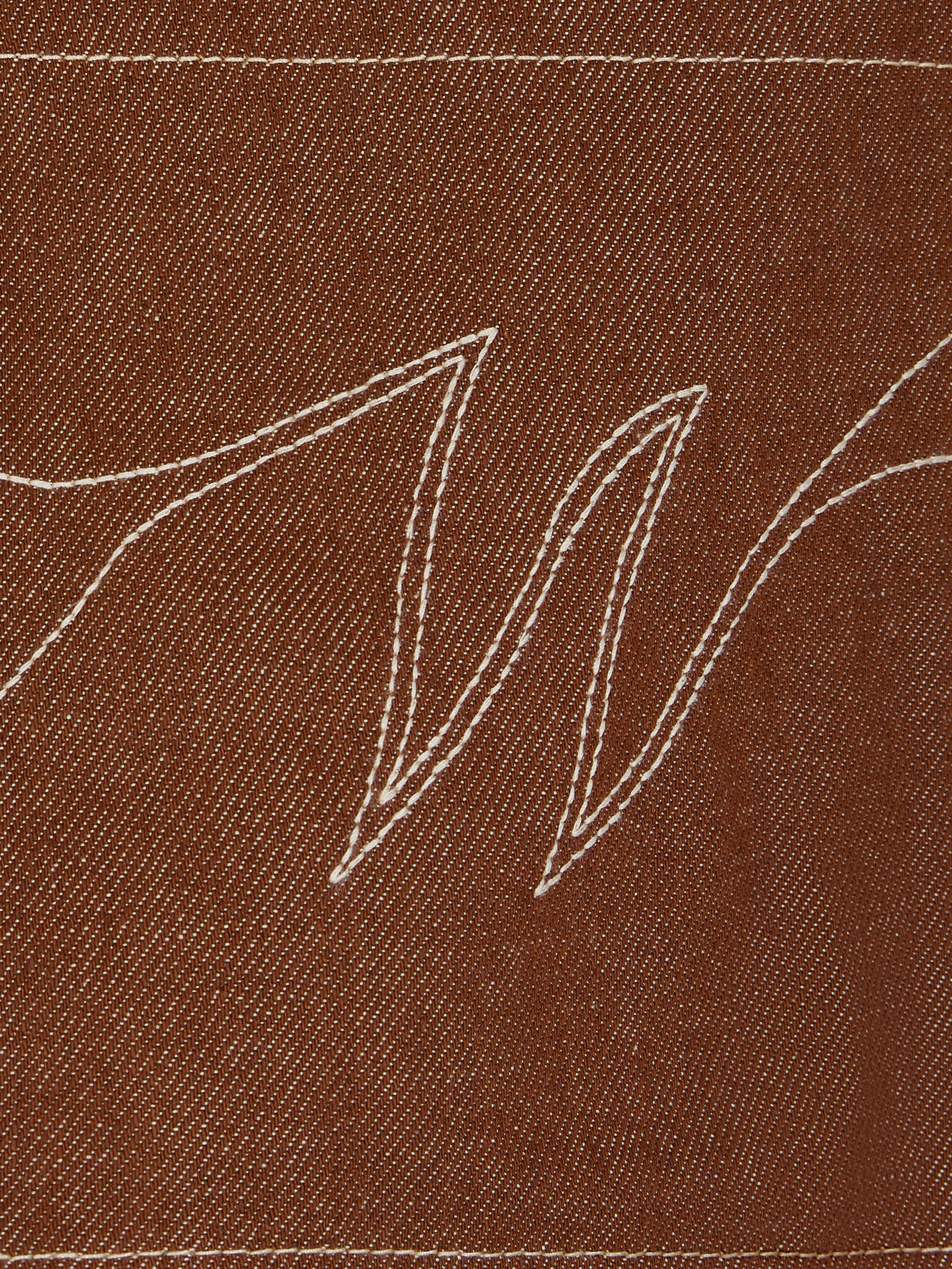 Le pantalon de menuisier en denim marron - Image 3