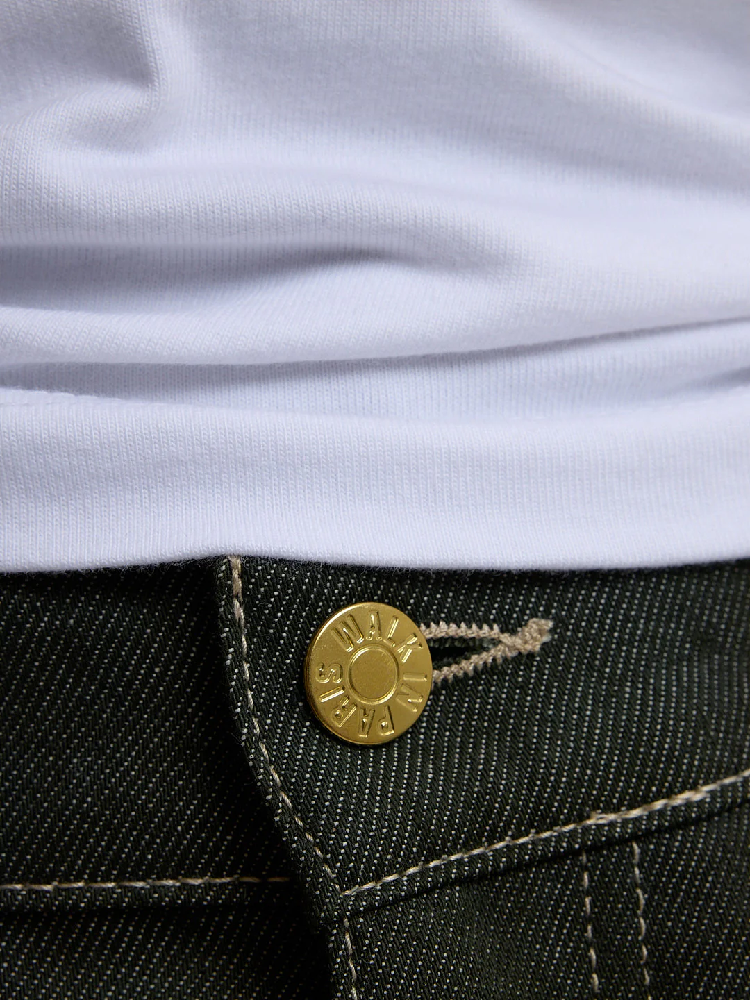 Le pantalon du menuisier en denim vert - Image 10