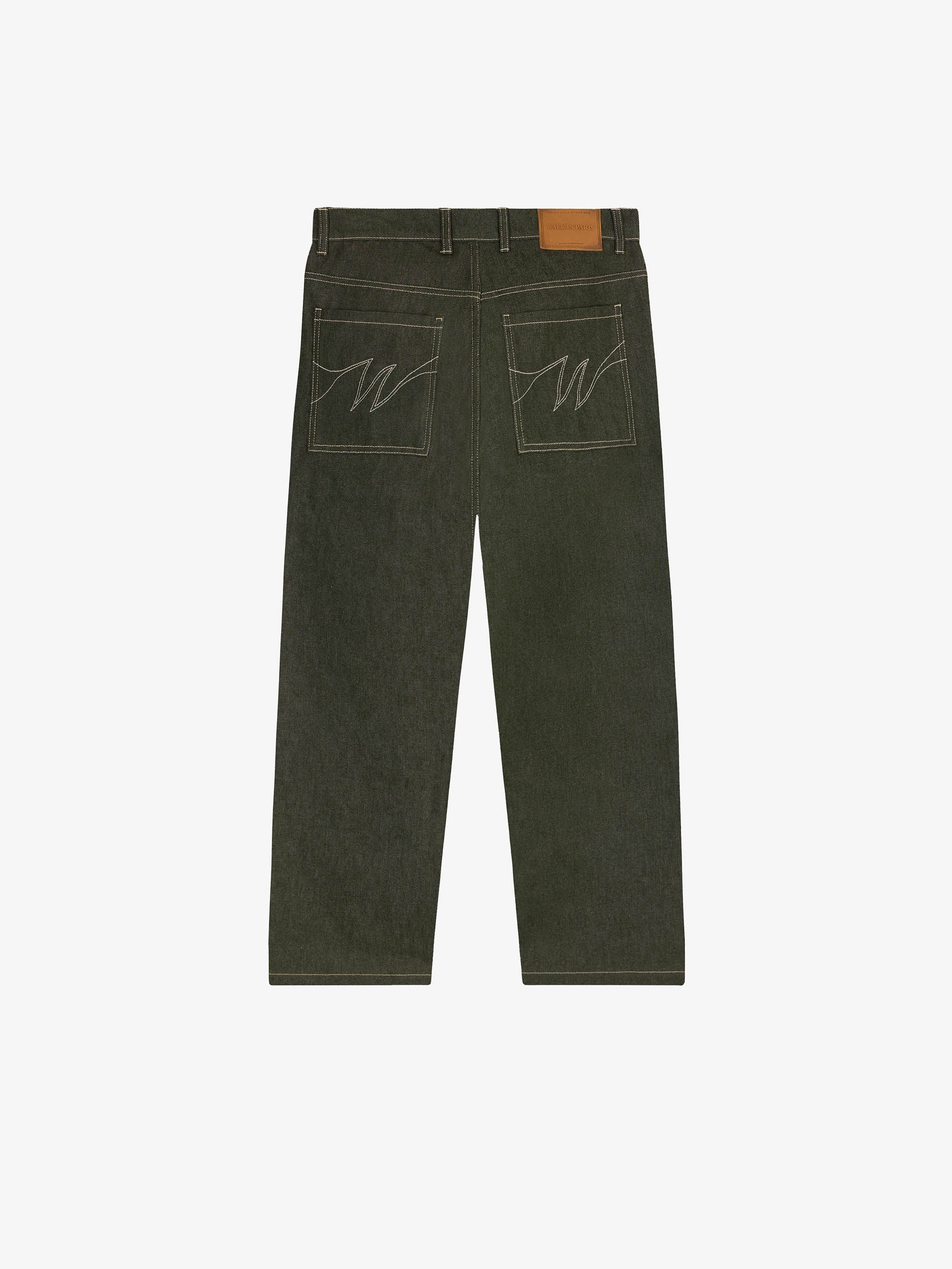Le pantalon du menuisier en denim vert - Image 2