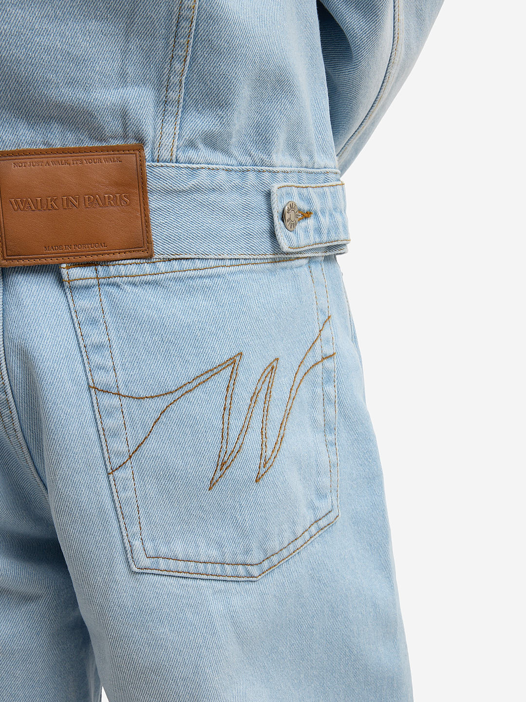Le pantalon flare en denim clair délavé - Image 8