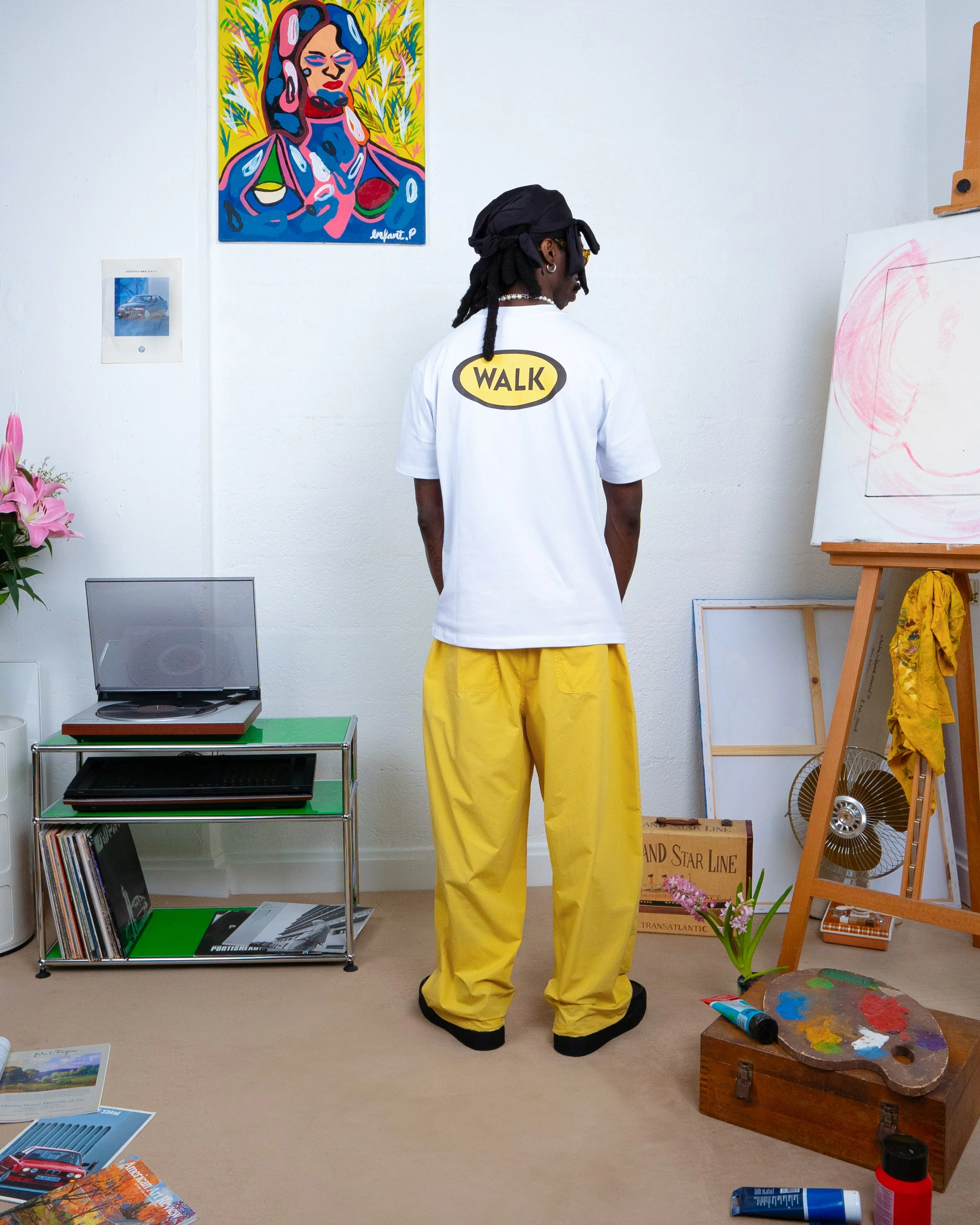 Le pantalon parachute jaune - Image 6