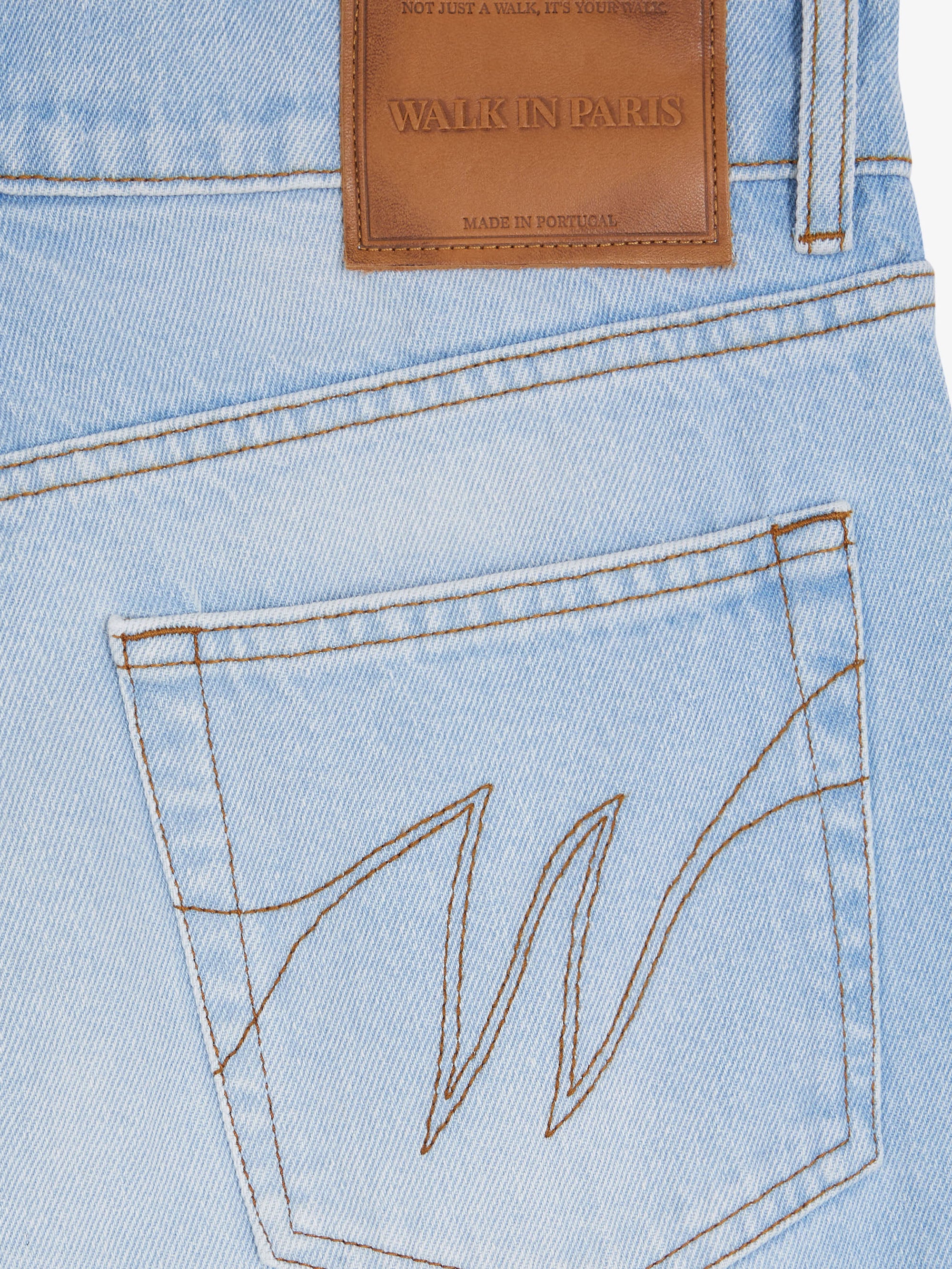 Le pantalon regular en denim clair délavé - Image 3