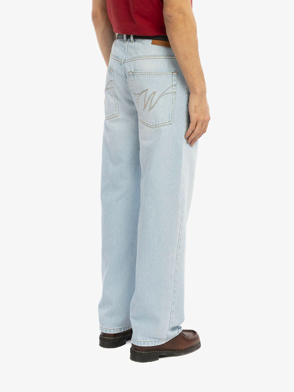 Le pantalon regular en denim clair délavé - Image 7