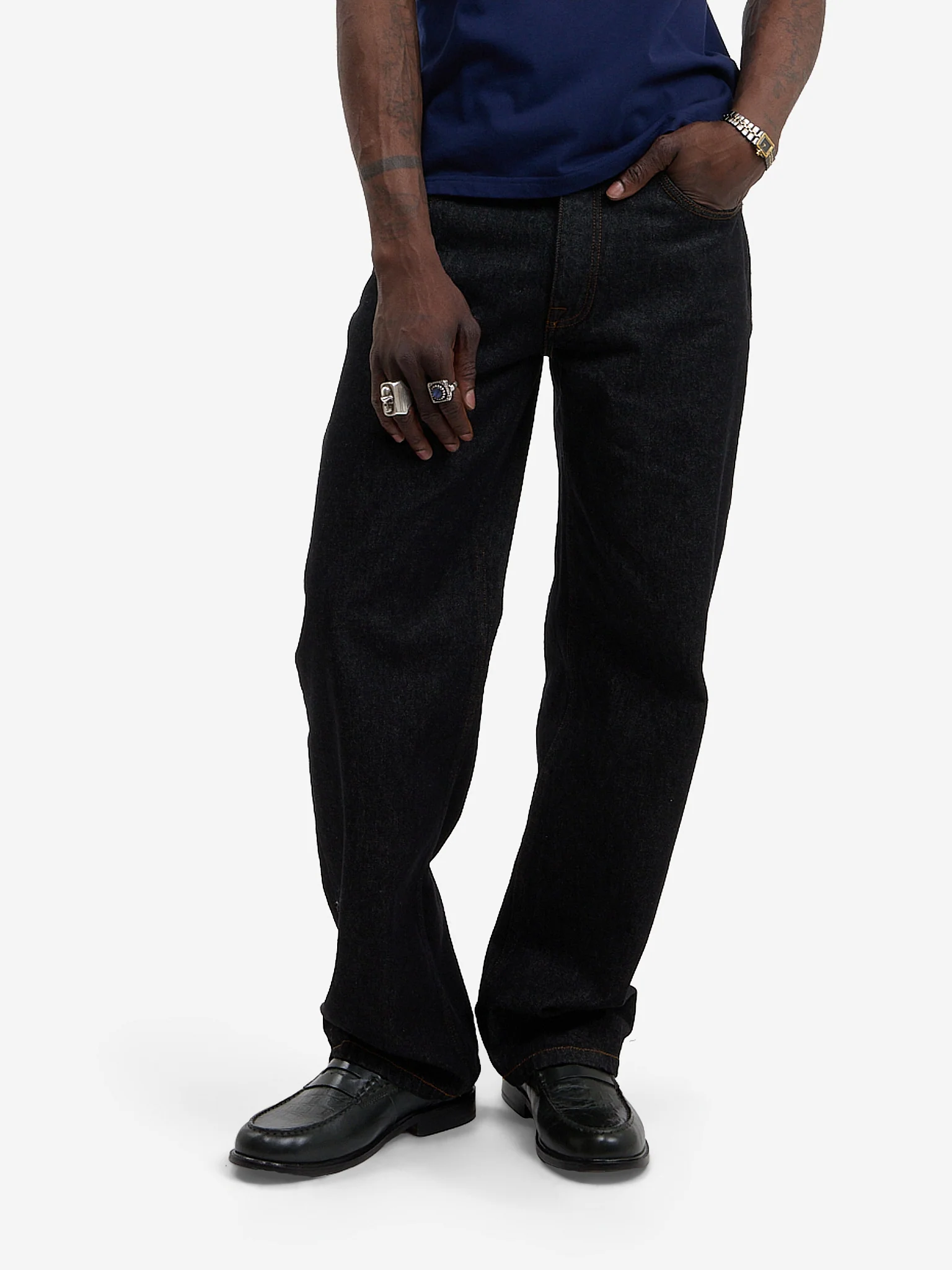 Le pantalon regular en denim brut - Image 6