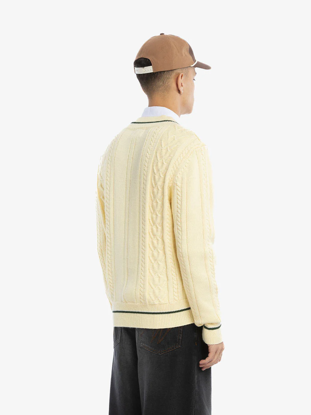 Le pull en maille beige - Image 5