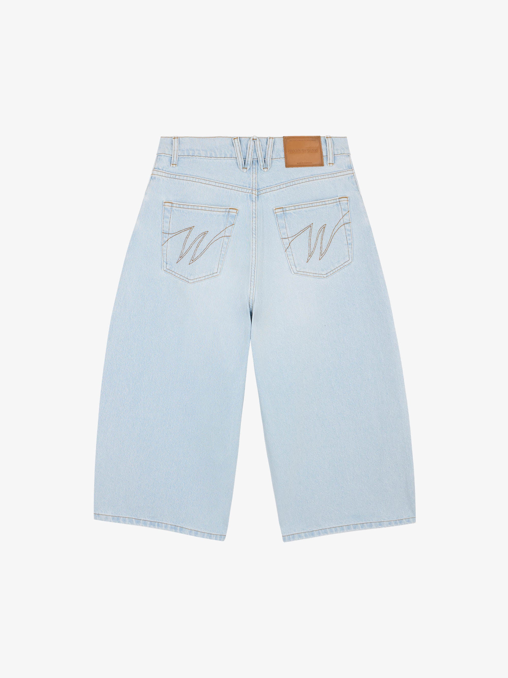 Le short ballon en denim clair délavé - Image 2