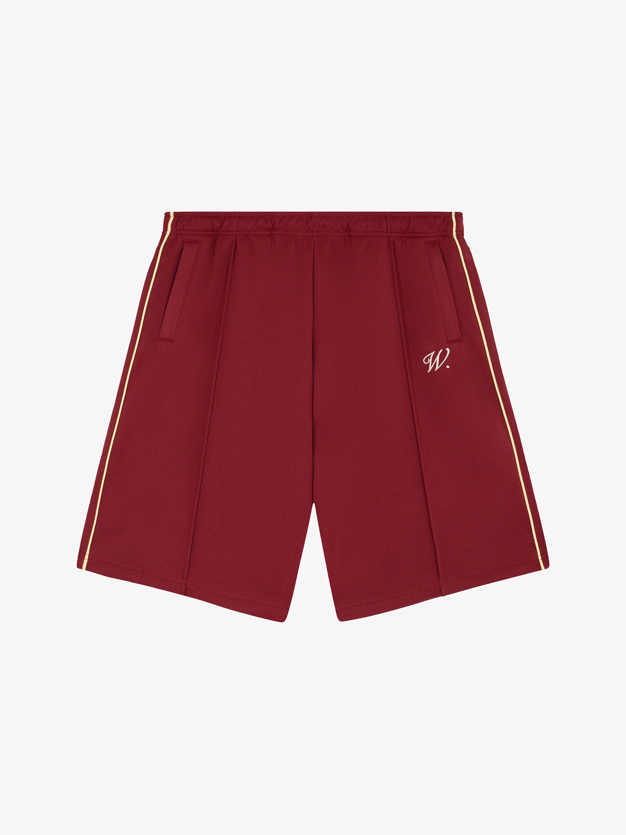 Le short de jogging Signature bordeaux