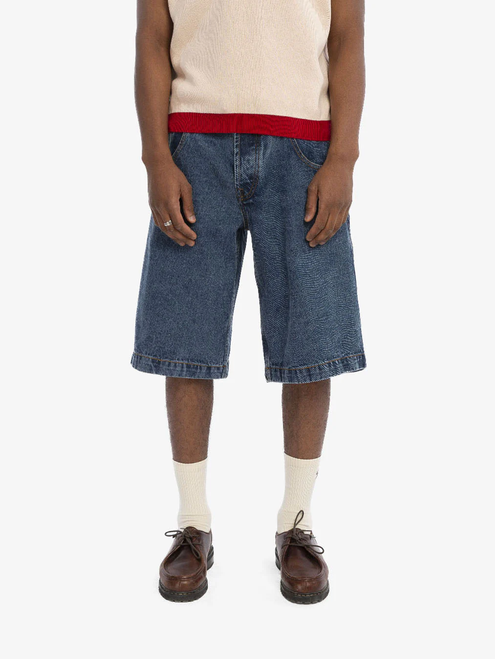 Le short en jean baggy azur - Image 3