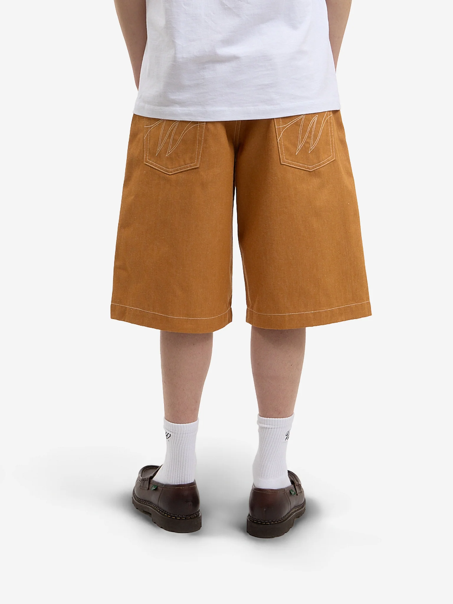 Le short en jean baggy orange - Image 4