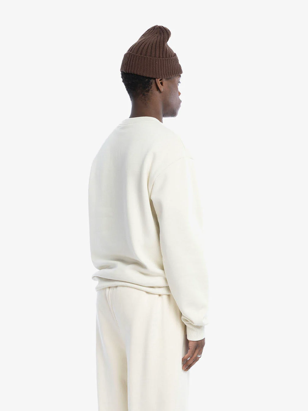 Le sweatshirt molletonné beige - Image 4