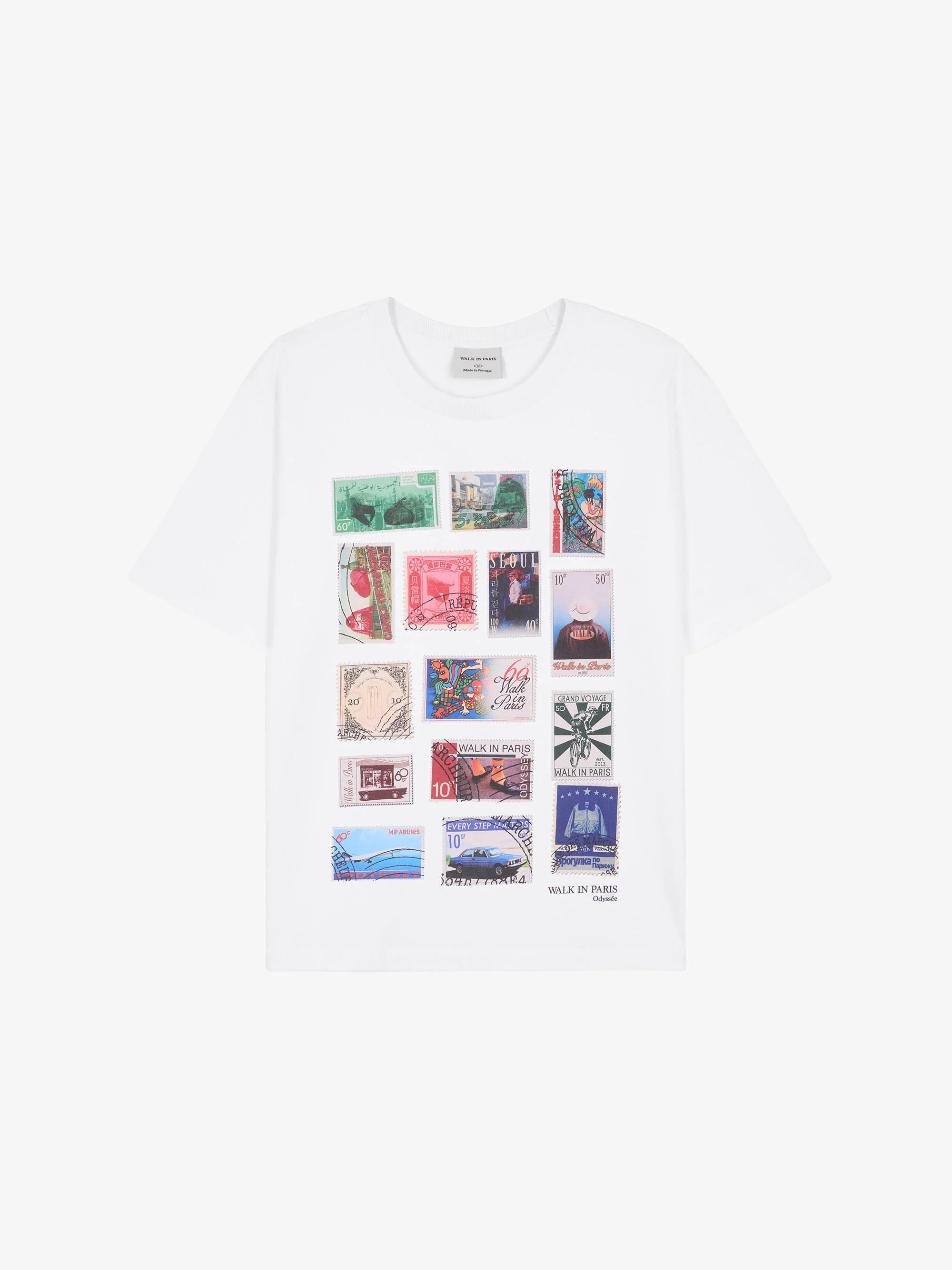 Le t-shirt Collection de timbres