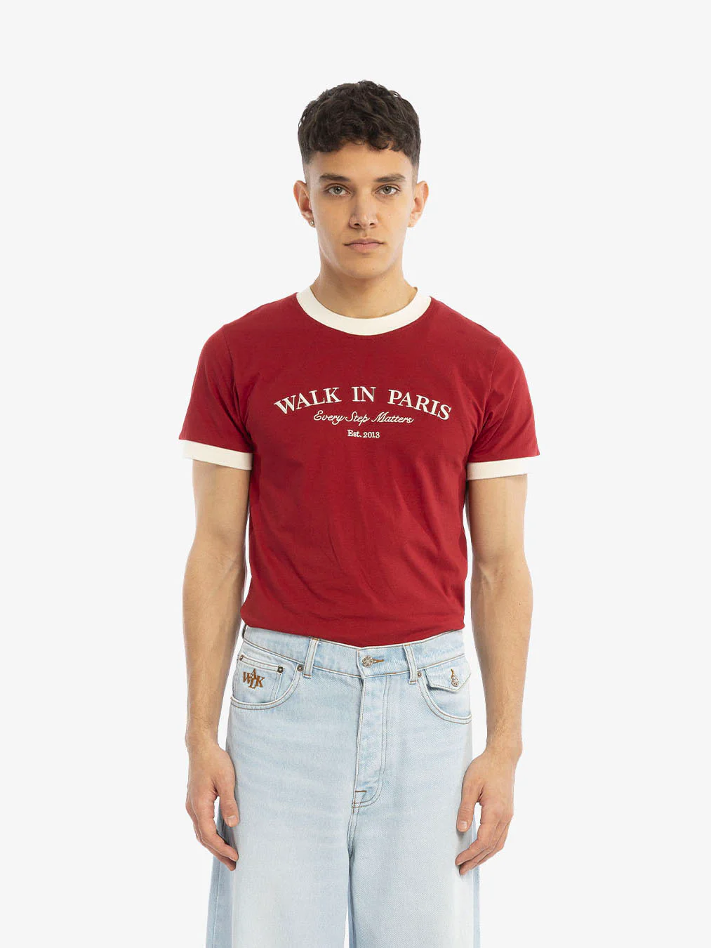 Le t-shirt Every Step Matters bordeaux - Image 2
