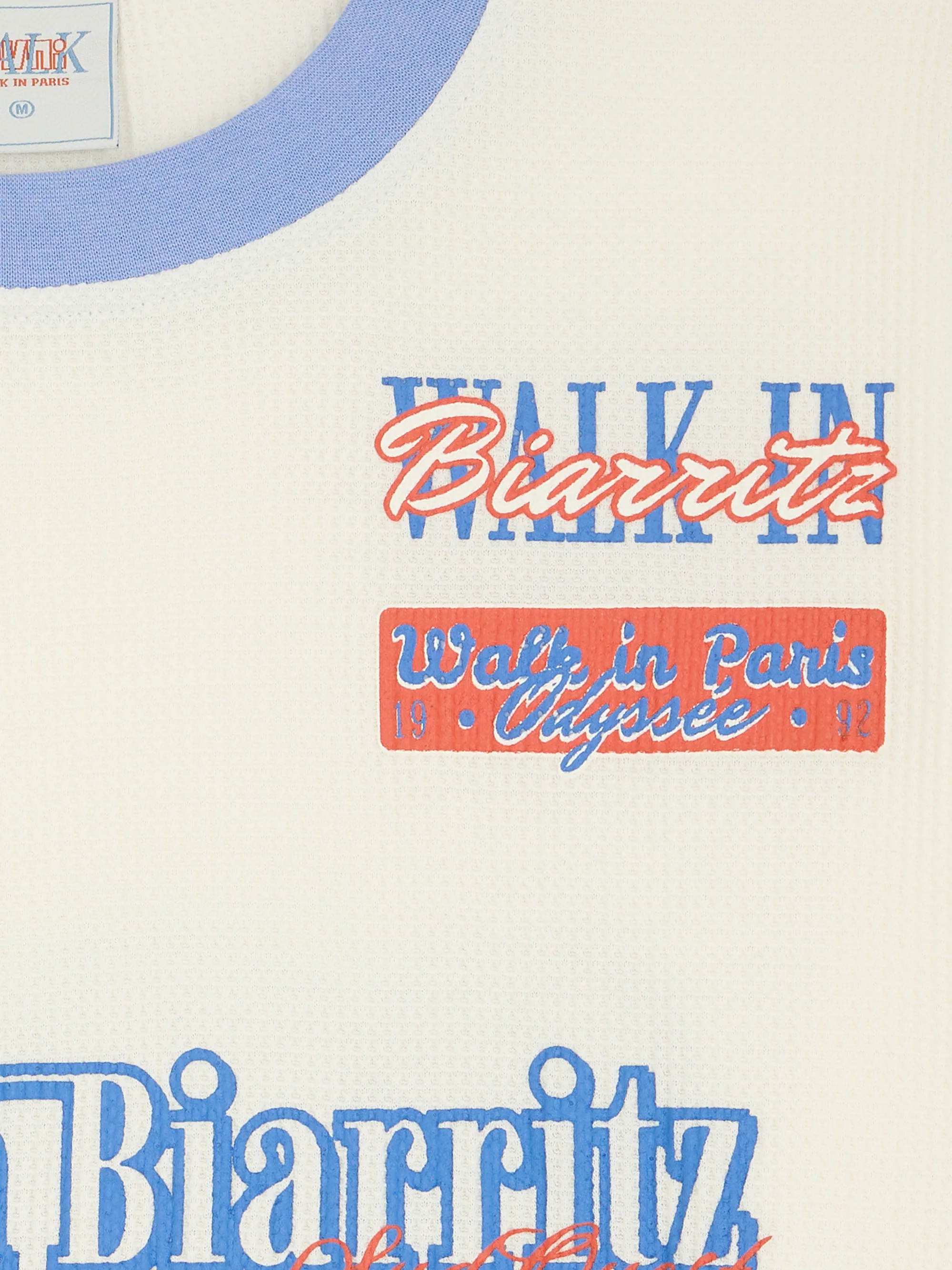 Le t-shirt manches longues "Walk in Biarritz" Motor Racing sable - Image 3