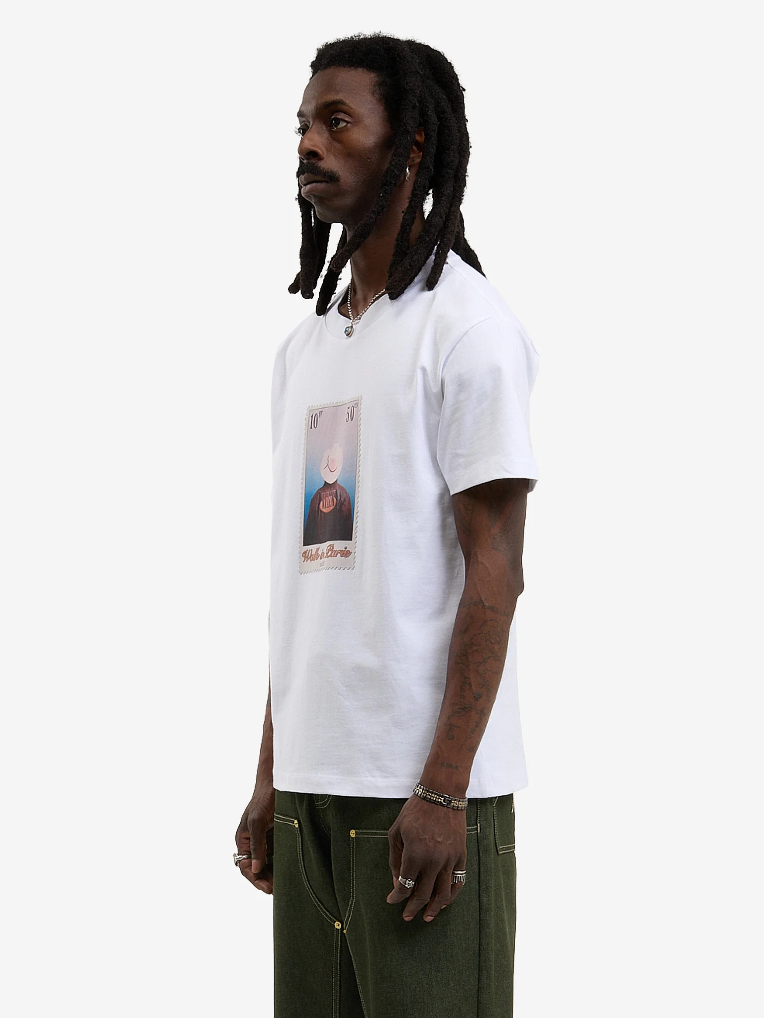 Le t-shirt timbre "Veste en cuir" - Image 3