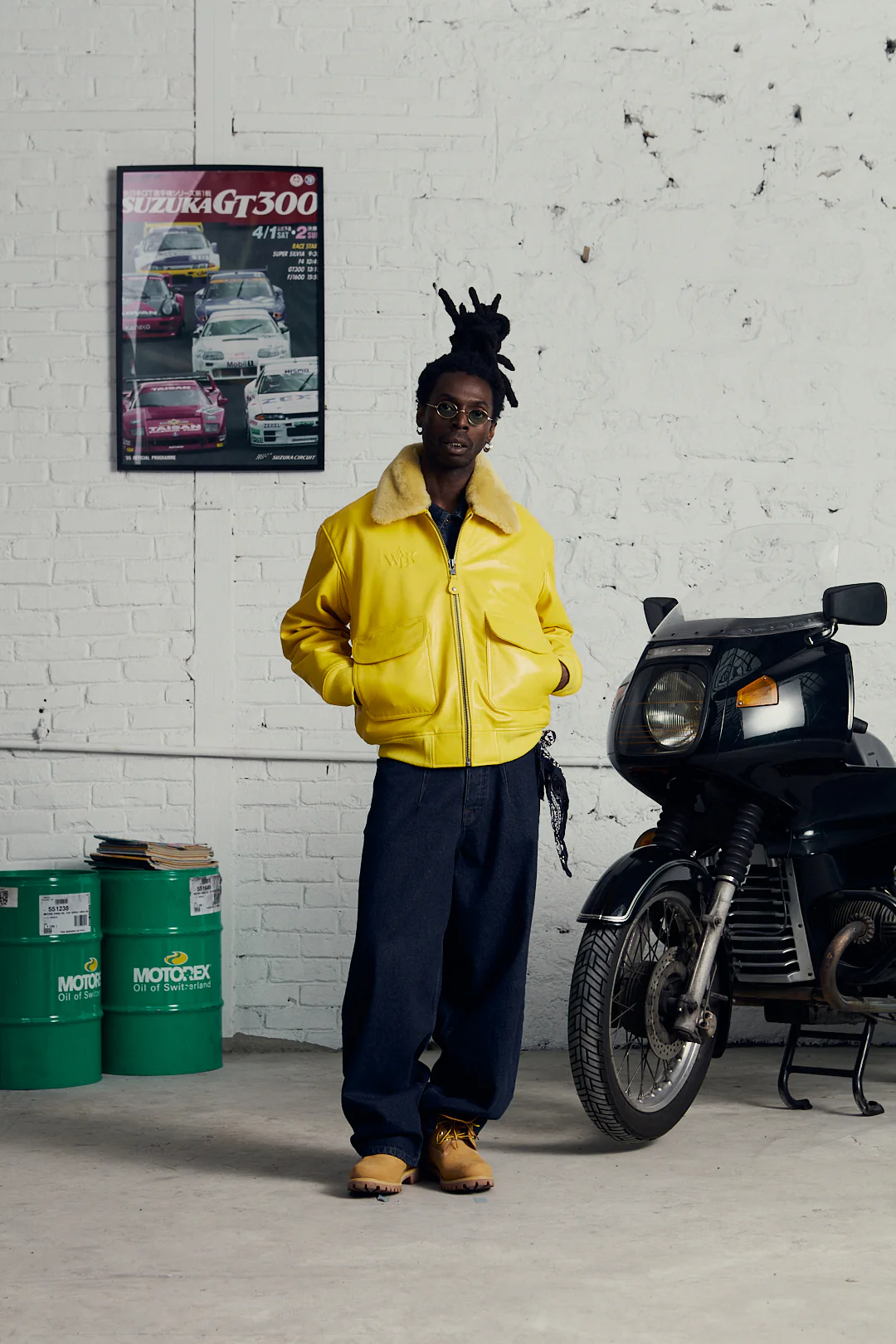 Walk in Paris X Schott NYC ® - La flight jacket jaune - Image 5