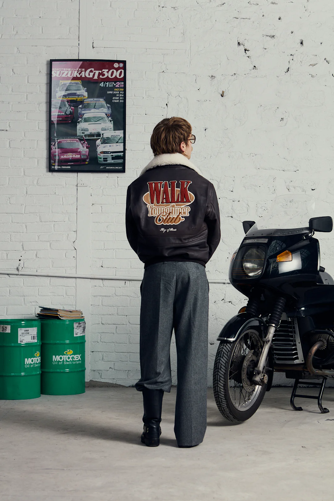 Walk in Paris X Schott NYC ® - La flight jacket marron Youngtimer - Image 9