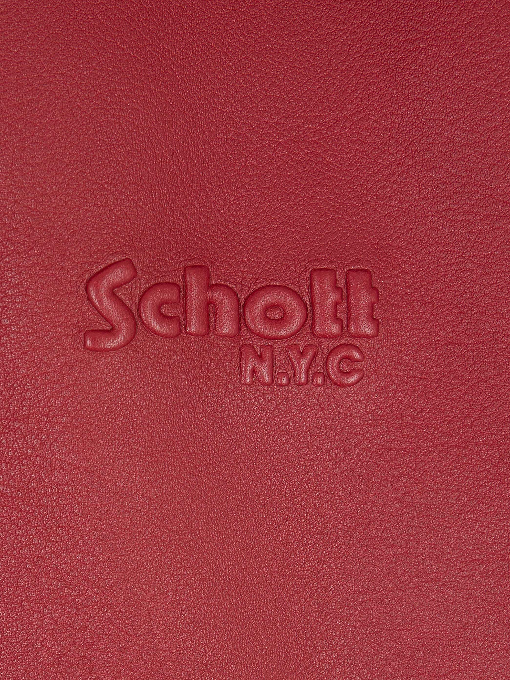Walk in Paris X Schott NYC ® - La flight jacket rouge - Image 5